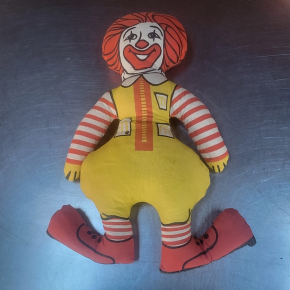 Vintage Stuffed Ronald McDonald Doll